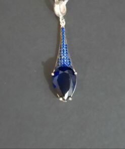 Colar Prata Gota Zircônias - Imagem 2