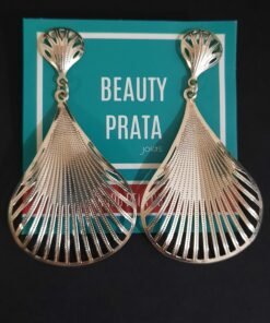 Brinco Prata Gota Fios