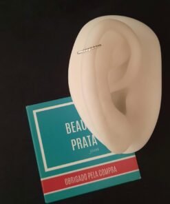 Brinco Prata de Encaixe Torcido