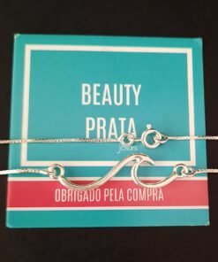 Gargantilha Prata Onda