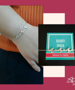 Pulseira Prata Golfinhos - Imagem 2