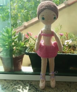 Boneca Bailarina Amigurumi - Imagem 4