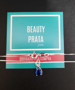 Colar Prata Gota Mini Color