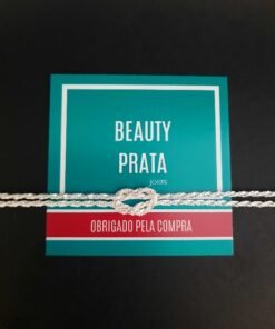 Pulseira de Prata Nó