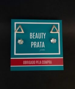 Kit Dupla de Brincos de Prata