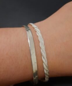 Pulseira Prata Trançada - Imagem 2