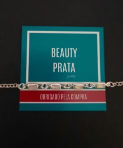 Pulseira Prata Pedrinhas de Madre Pérola
